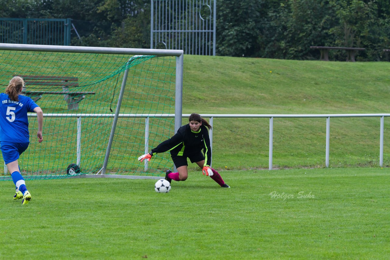 Bild 405 - B-Juniorinnen FSG BraWie 08 - JSG Sandesneben : Ergebnis: 2:0